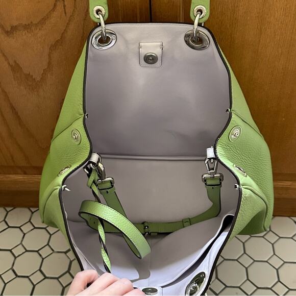 Christian Dior Pebbled Leather Medium Cannage Diorissimo Bag - Picture 6 of 11